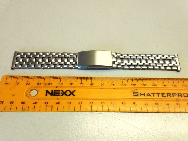 Used 20mm stainless steel bracelet