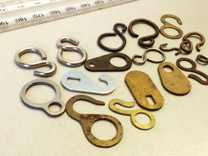 Clock weight hooks