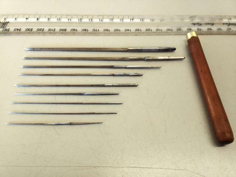Watch/clockmakers cutting broaches