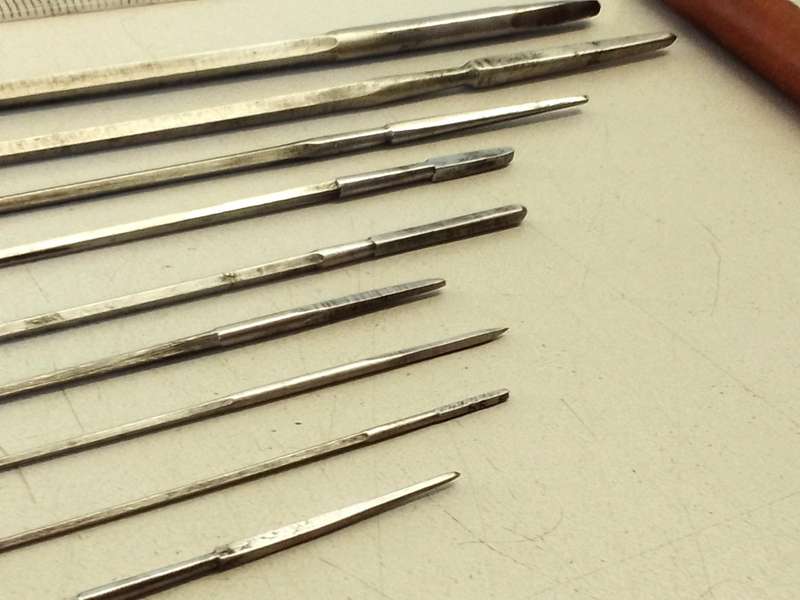 Watch/clockmakers cutting broaches