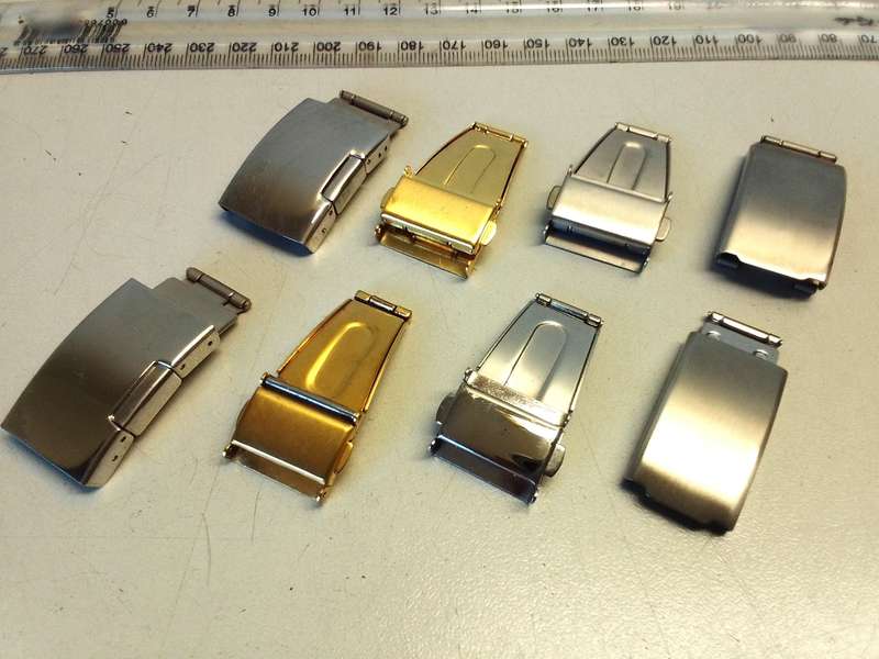 8 x tri-fold bracelet clasps