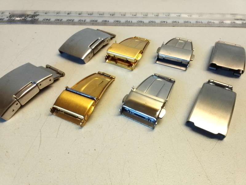 8 x tri-fold bracelet clasps