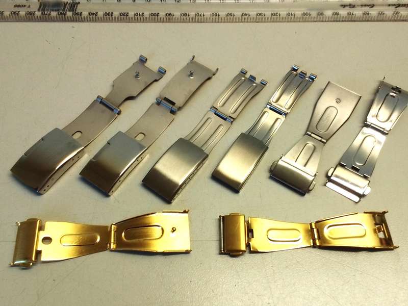 8 x tri-fold bracelet clasps