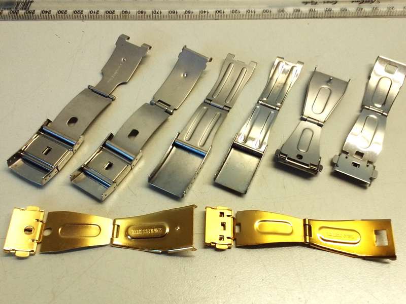 8 x tri-fold bracelet clasps