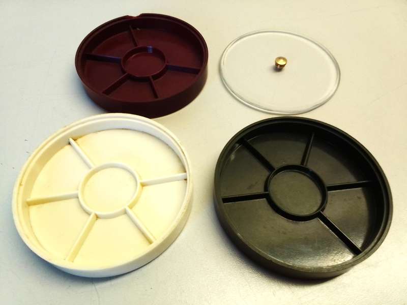 Watch part storage containers