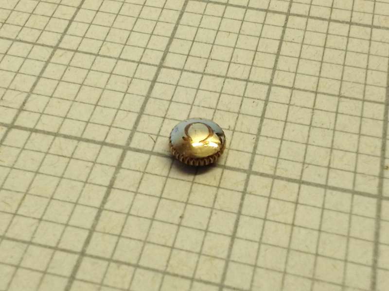 Omega gold crown - 4.5mm - #1