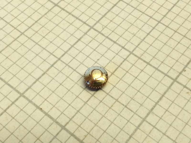 Omega gold crown - 4.5mm - #1