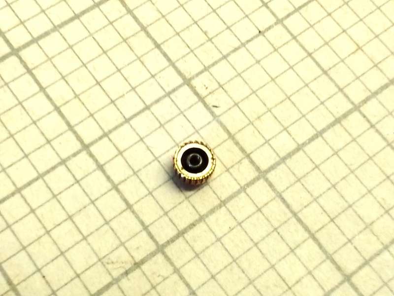 Omega gold crown - 3.3mm