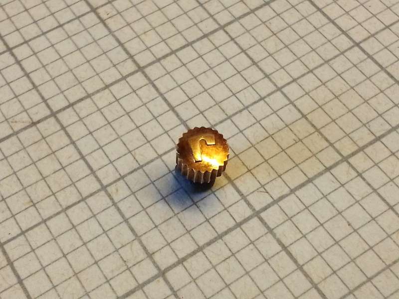 ROAMER gold crown - 4.5mm