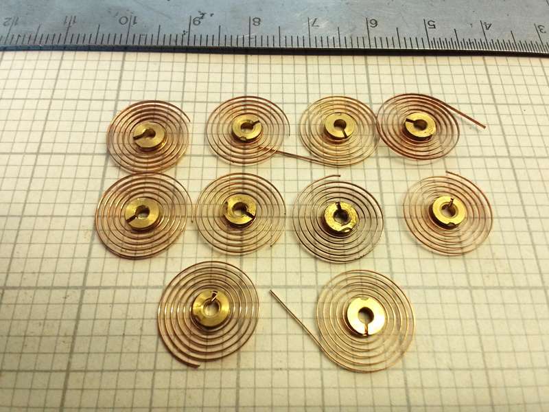 10 x hairsprings