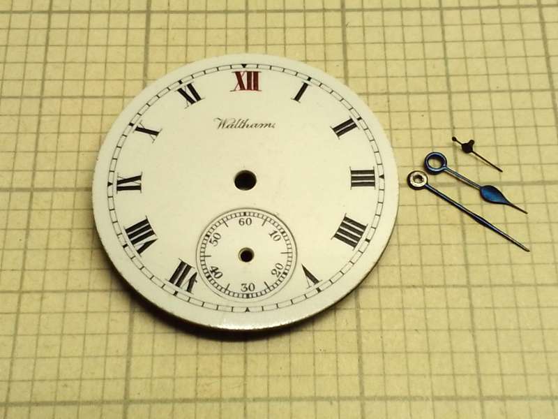 WALTHAM - 28mm dial with set of hands