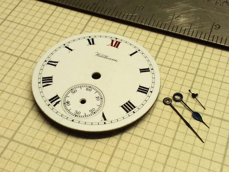 WALTHAM - 28mm dial with set of hands