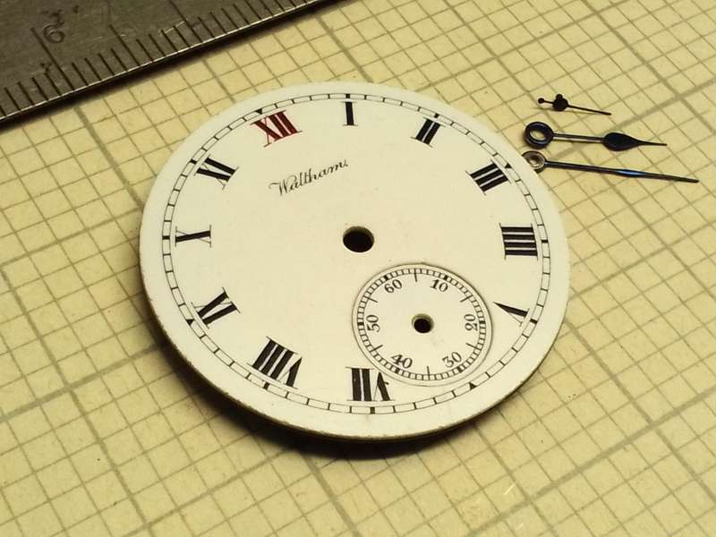 WALTHAM - 28mm dial with set of hands