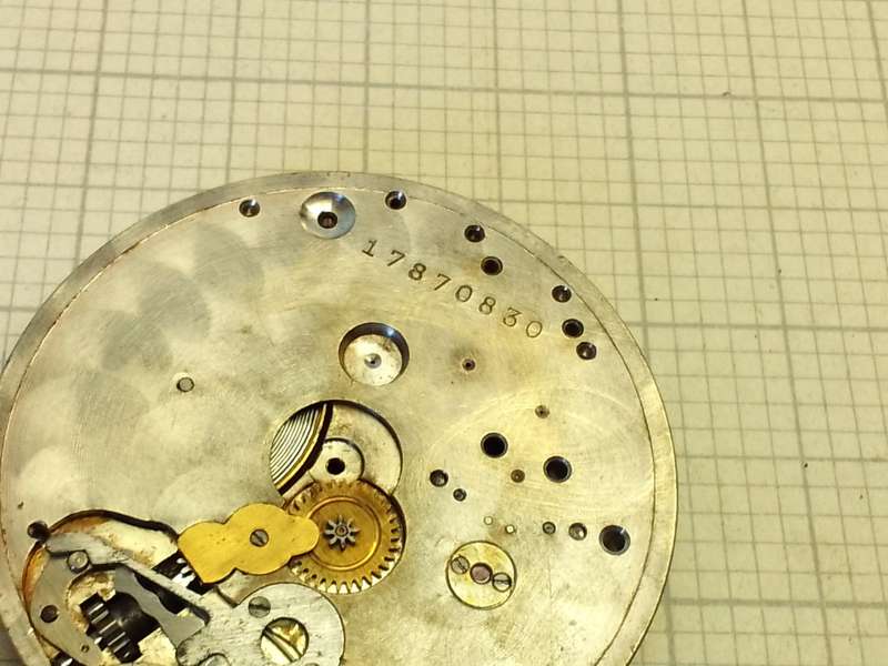 Parts for Cyma R971 pocket watch