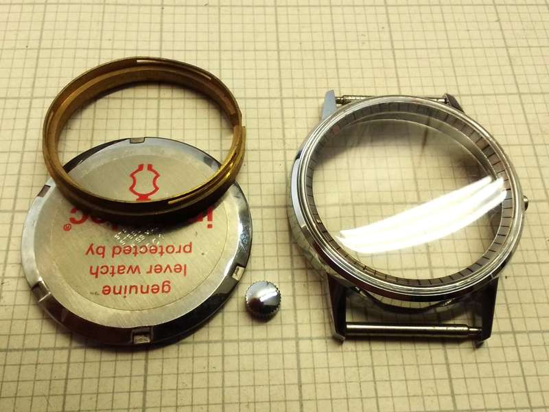 Vintage watch case - 33.5mm