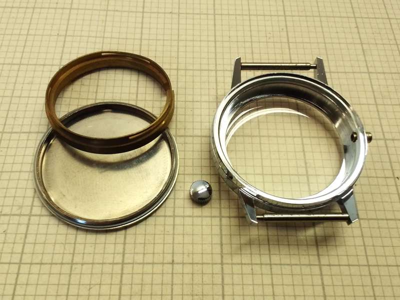 Vintage watch case - 33.5mm