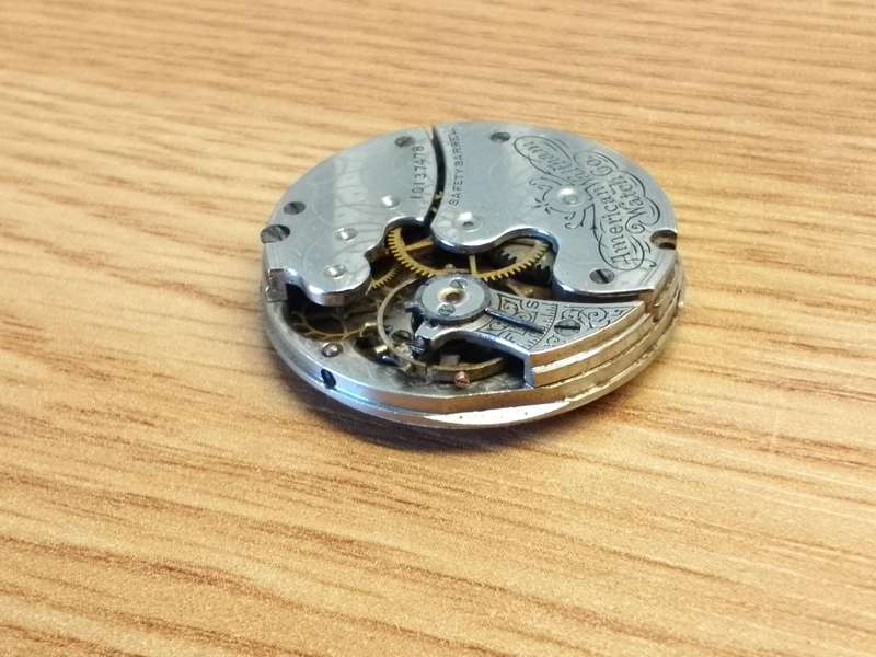 WALTHAM - 29mm pocket watch movement - parts/repair