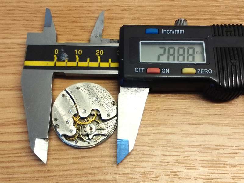 WALTHAM - 29mm pocket watch movement - parts/repair