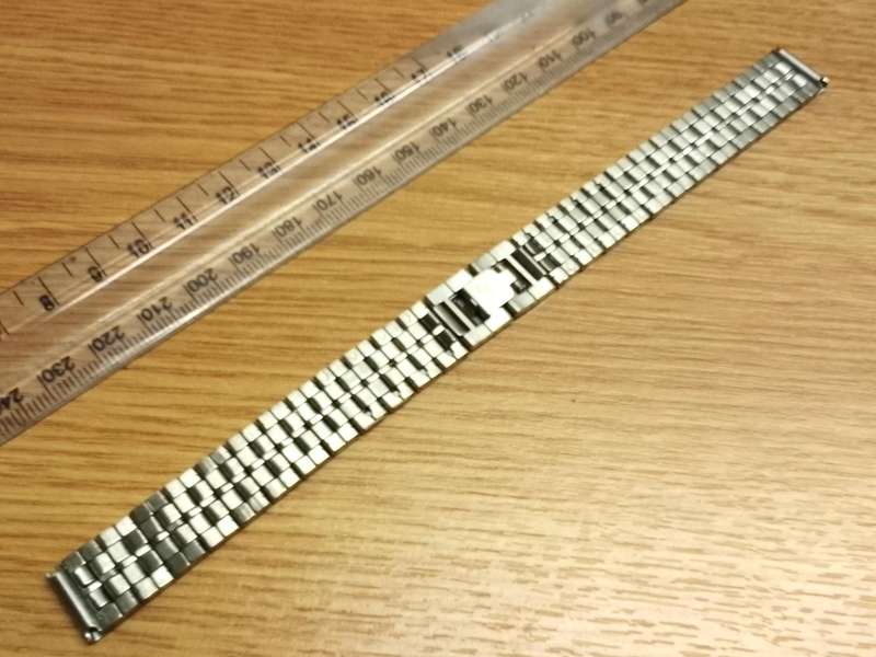 14mm two piece stainless steel bracelet - gold accents