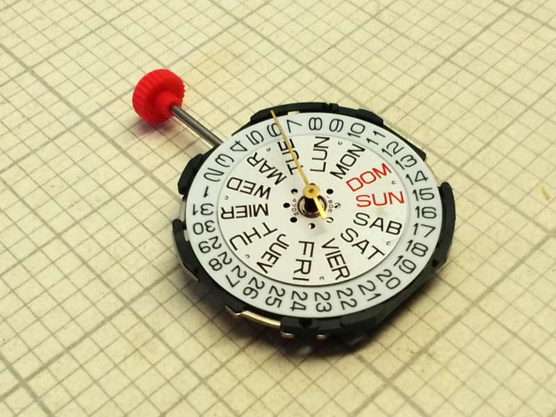 MIYOTA 23.6mm day/date  quartz movement