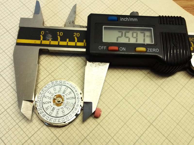 PRESTIGE WATCH CO. 26mm day/date  quartz movement