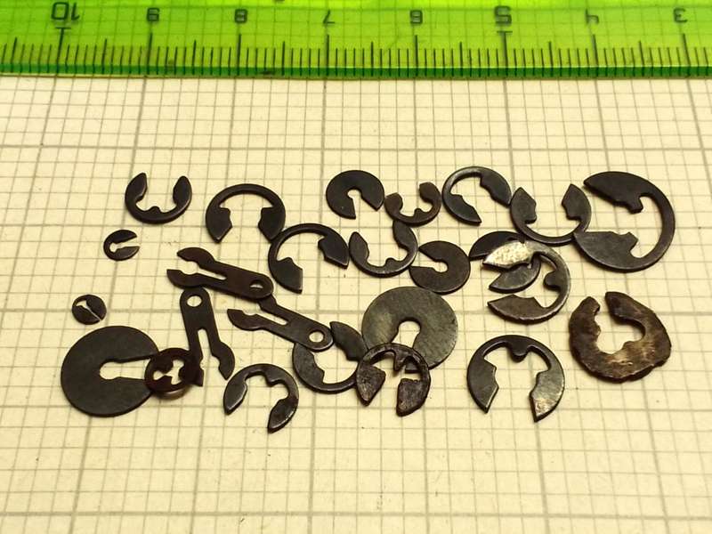 Circlips for clock repairs #2