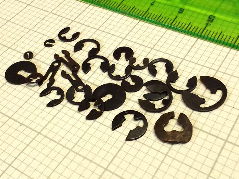 Circlips for clock repairs #2