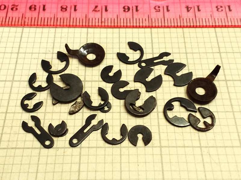 Circlips for clock repairs #3