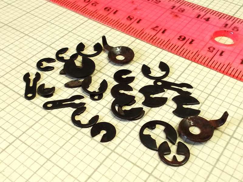 Circlips for clock repairs #3