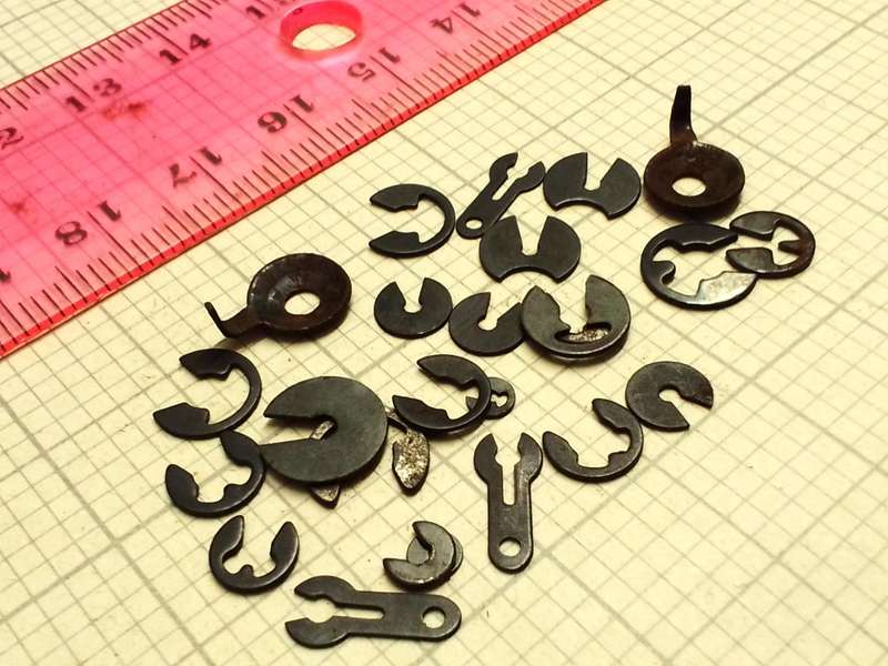 Circlips for clock repairs #3