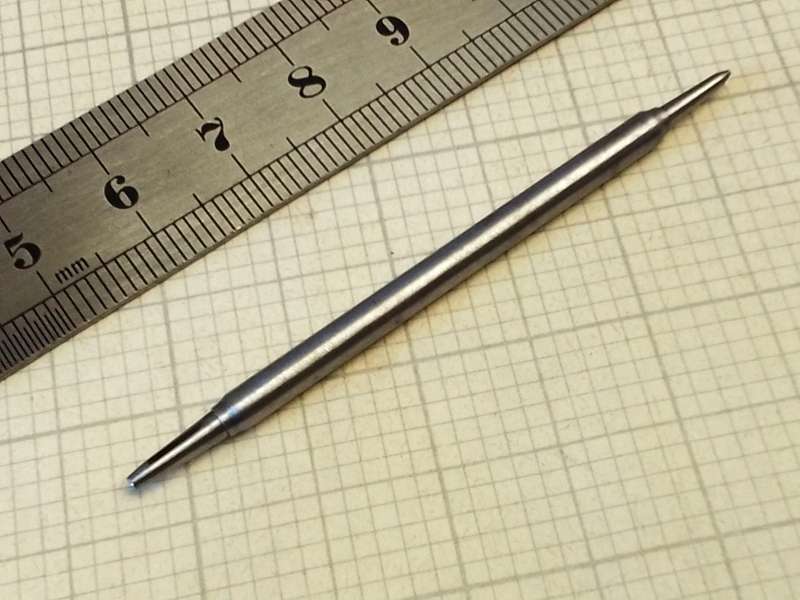 Tailstock shank for watchmakers lathe