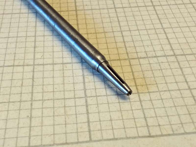 Tailstock shank for watchmakers lathe