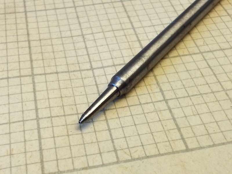 Tailstock shank for watchmakers lathe