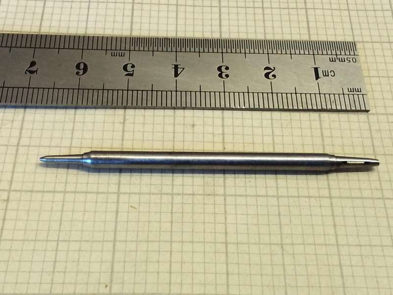 Tailstock shank for watchmakers lathe