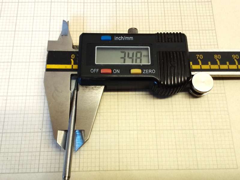 Tailstock shank for watchmakers lathe