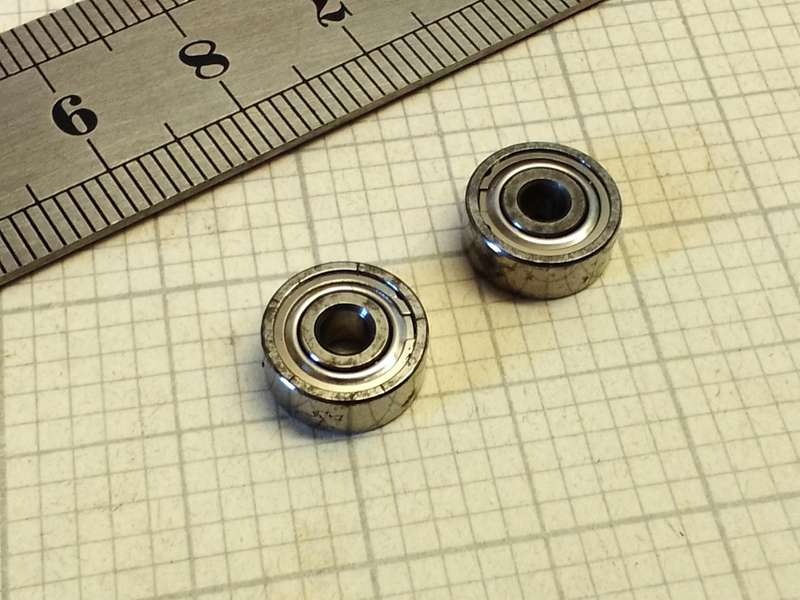 Ball bearings for watchmakers lathe