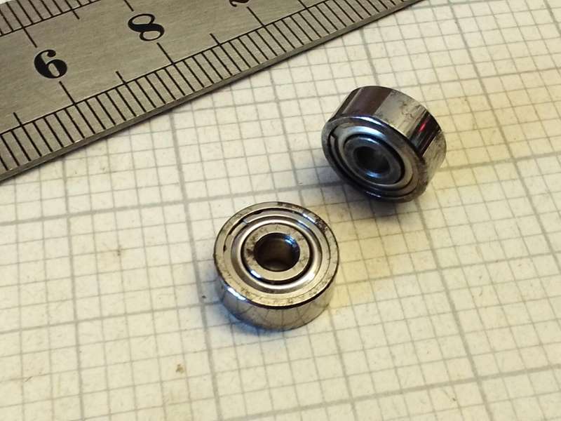 Ball bearings for watchmakers lathe