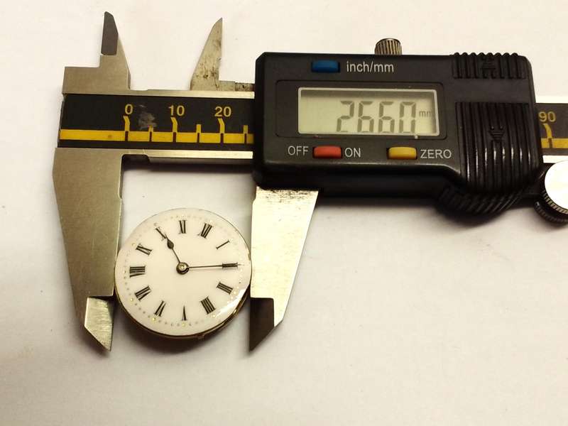 26.5mm pocket/trench watch movement - parts/repair