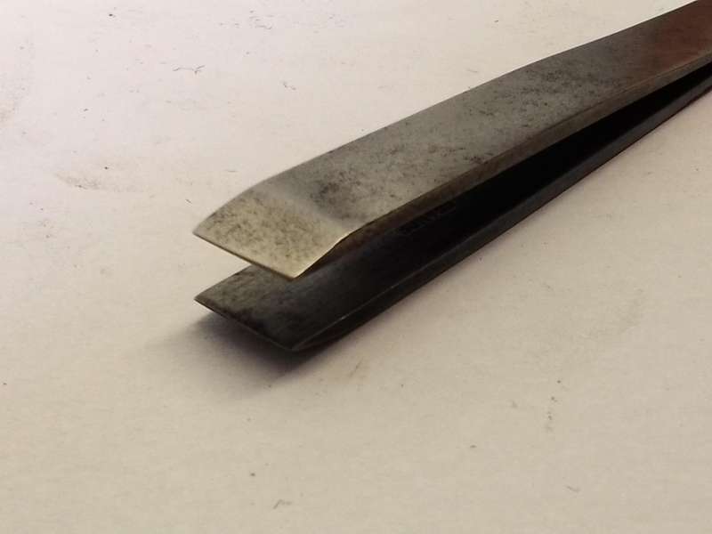 Watchmakers flat end tweezers
