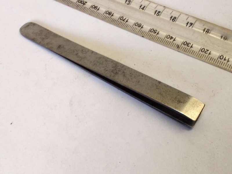 Watchmakers flat end tweezers