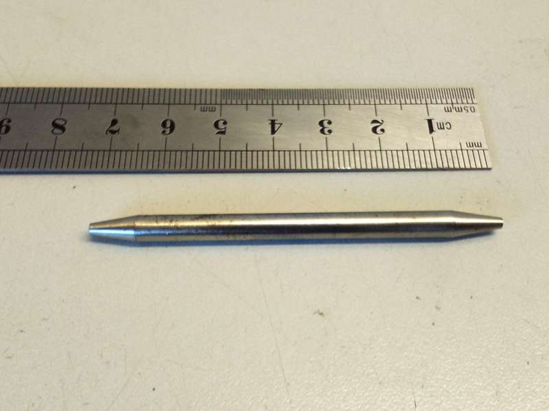 Tailstock shank for watchmakers lathe