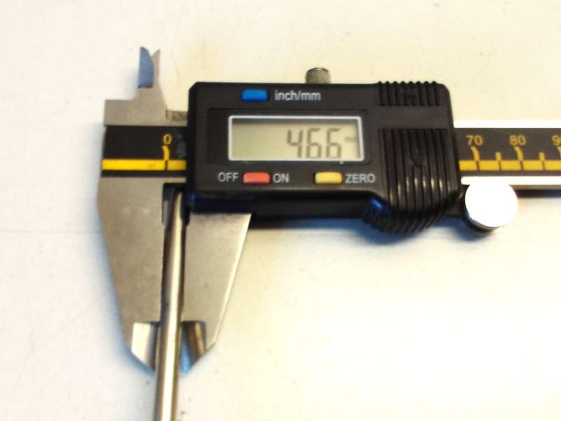 Tailstock shank for watchmakers lathe