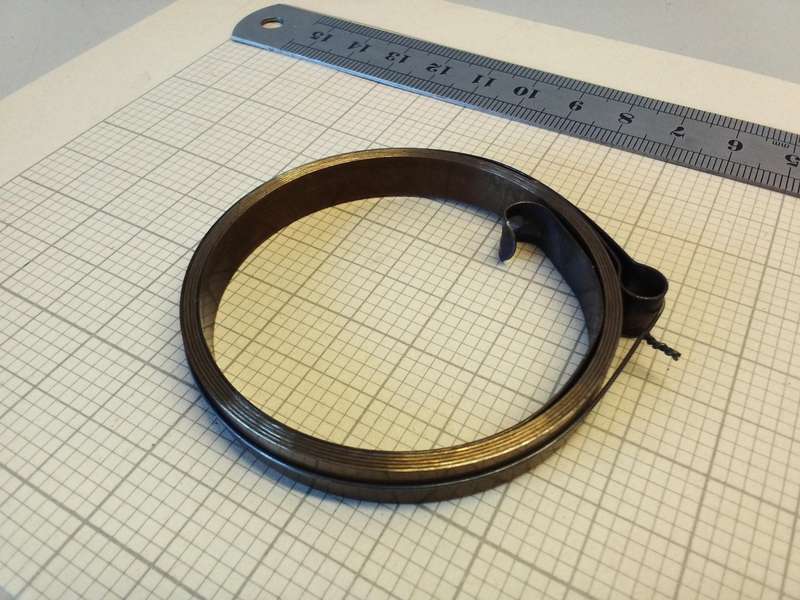 Alarm clock spring - 8 x 0.35 x 1060 x 60