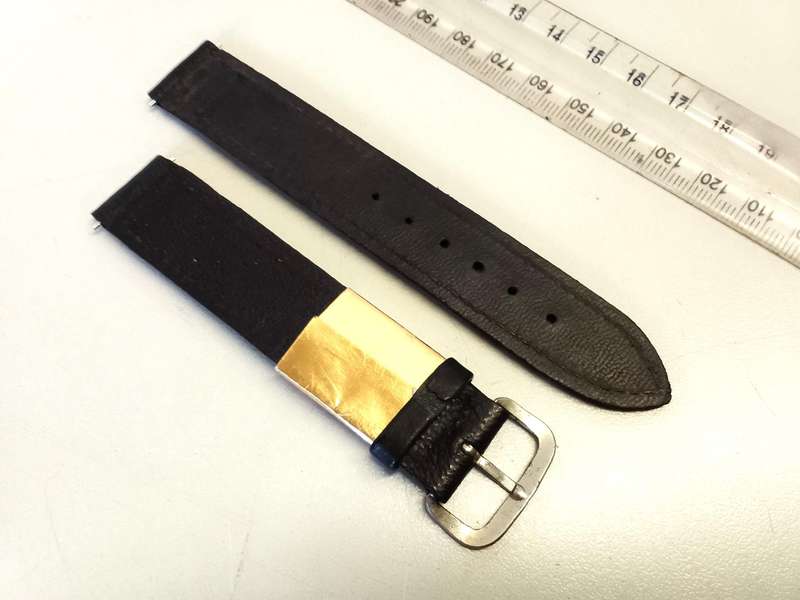 18mm Moroccan goatskin leather strap