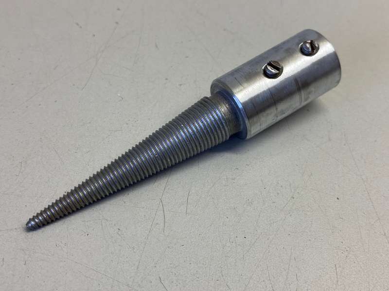 Taper shank for bench grinder