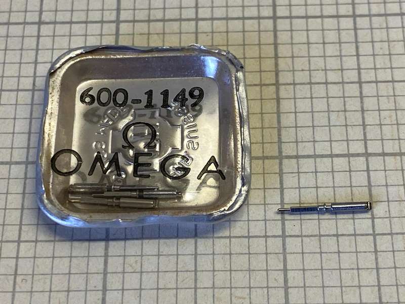 OMEGA -  split stem for caliber 600 movement