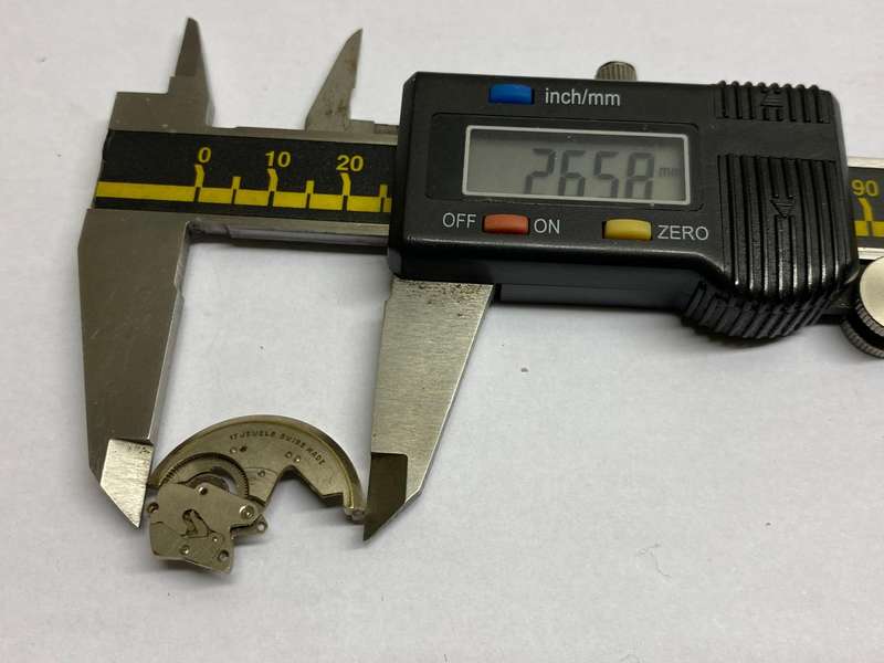 A. Schild - rotor & upper bridge for triple date calendar bumper movement - AS 1315