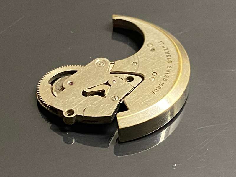 A. Schild - rotor & upper bridge for triple date calendar bumper movement - AS 1315