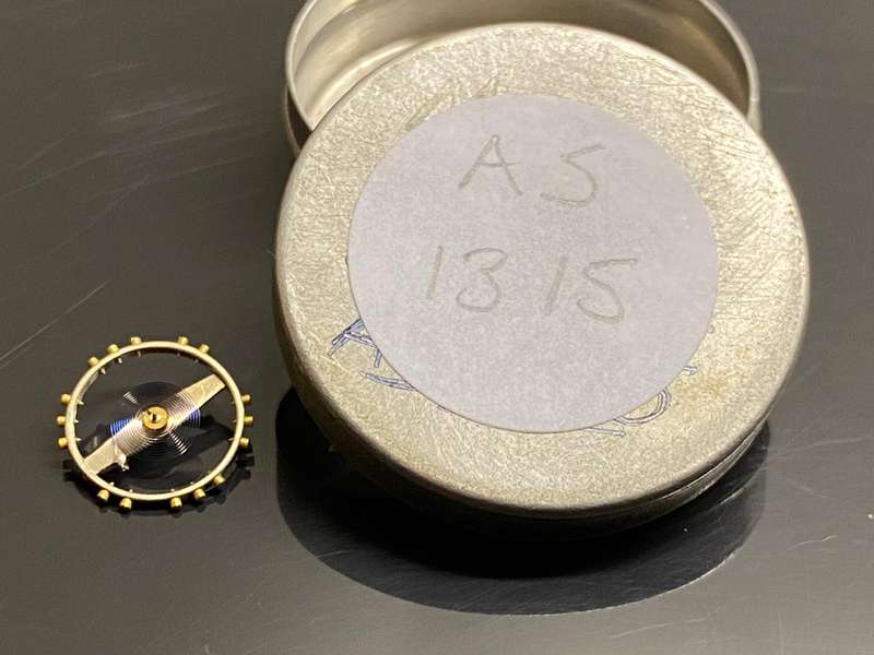 A. Schild - balance wheel for triple calander bumper movement - AS 1315