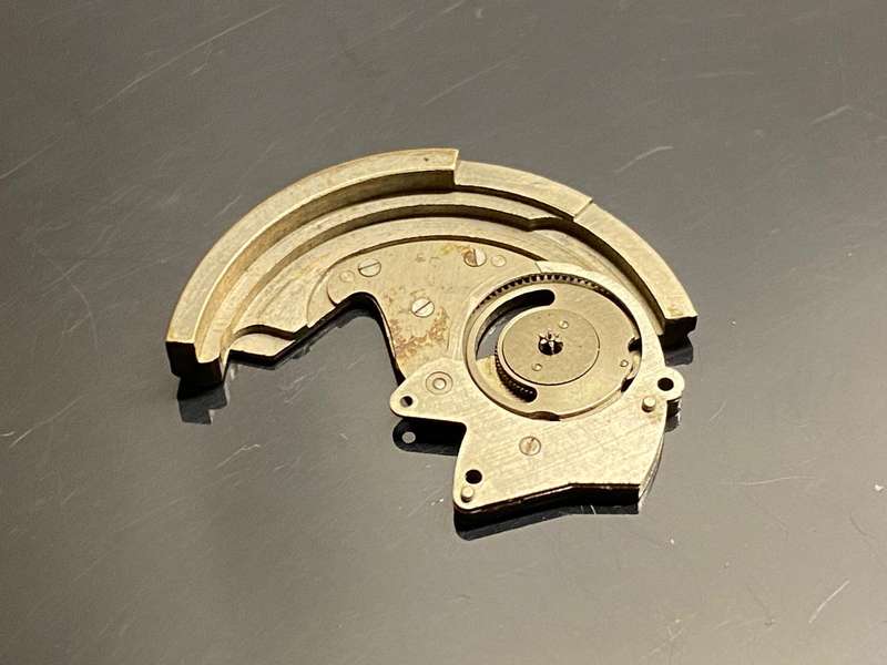 A. Schild - rotor & upper bridge for triple date calendar bumper movement - AS 1315